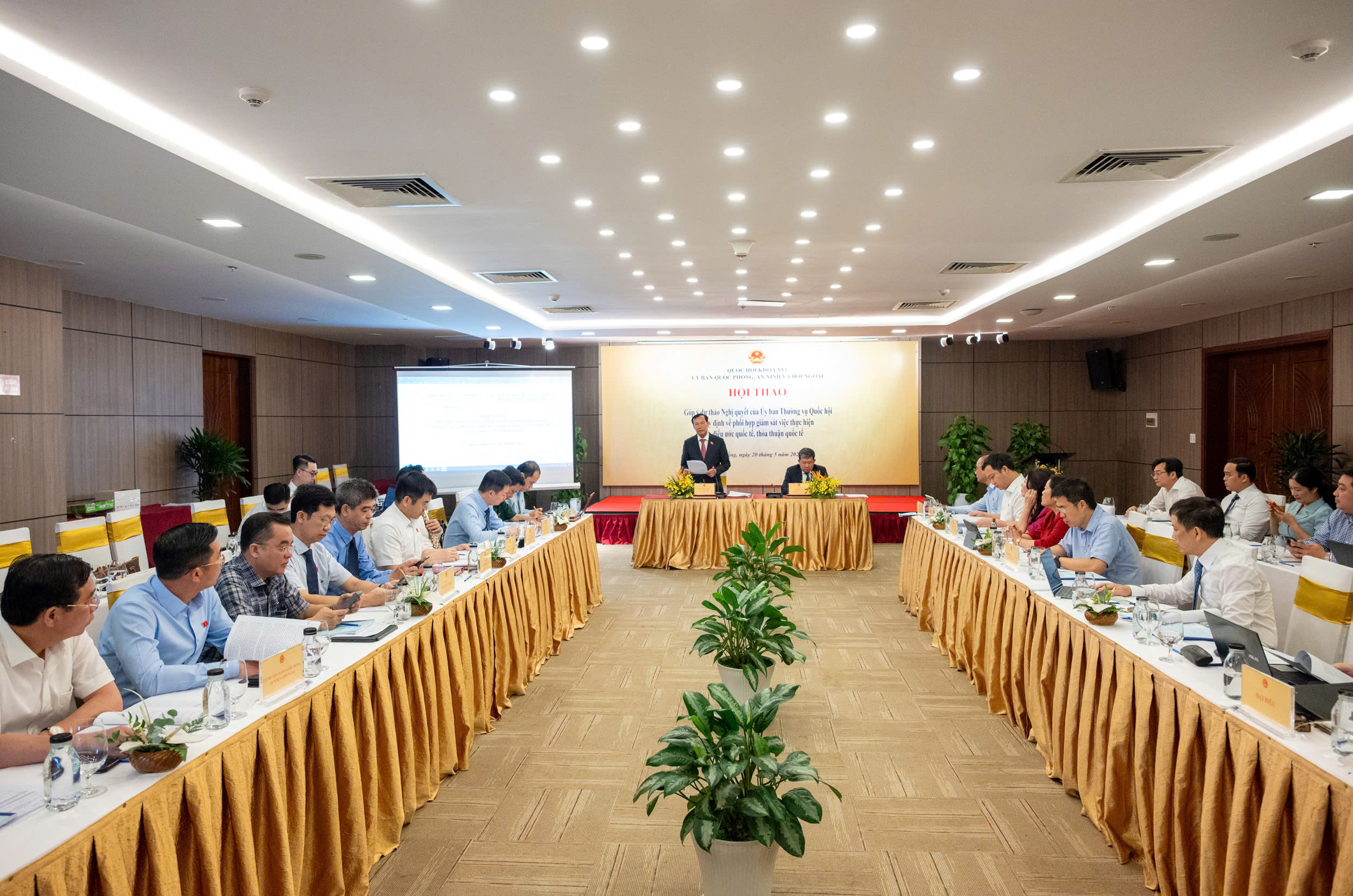 Hội thảo “Góp ý dự thảo Nghị quyết của Ủy ban Thường vụ Quốc hội quy định về phối hợp giám sát việc thực hiện điều ước quốc tế, thỏa thuận quốc tế”